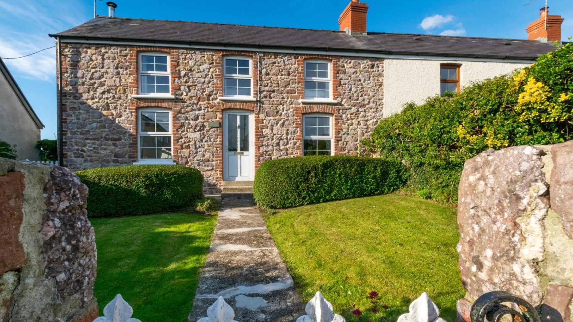 West End Cottage Llangennith Exterior foto